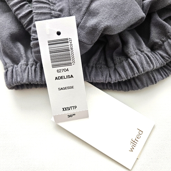 Aritizia Adelisa Off The Shoulder Cropped Top, Size XXS - Picture 4 of 5